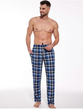 Мужские домашние брюки Cornette 691-7 бежевый/синий, Цвет: бежевый/синий, Размеры: M, изображение 2