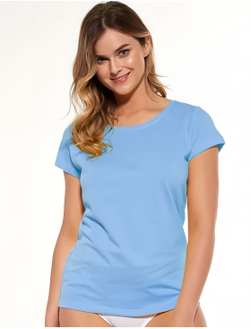 Футболка женская Cornette 908 голубой, Цвет: голубой, Размеры: M