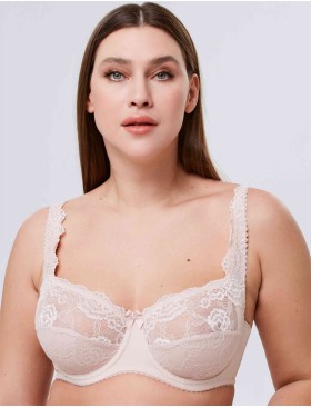 Бюстгальтер мягкий с подкроем Elli 1013 серебристый пион, Цвет: серебристый пион, Размеры: 75H, изображение 4