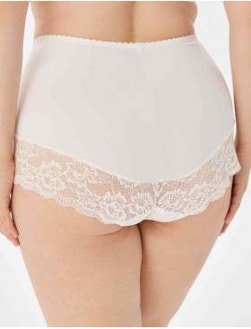 Трусы женские высокие Elli 711 LACE молоко, Цвет: молоко, Размеры: 4XL, изображение 3