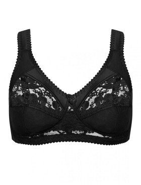 Мягкий бюстгальтер без косточек Gaia 1162 MELODIA M черный, Цвет: черный, Размеры: 90H, изображение 6