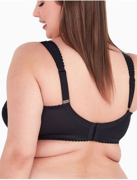 Мягкий бюстгальтер без косточек Gaia 1162 MELODIA M черный, Цвет: черный, Размеры: 90H, изображение 2