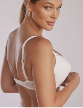 Бюстгальтер со съемными вкладышами Kinga LUNA ECRU 1099-PU, Цвет: экрю, Размеры: 70F, изображение 2