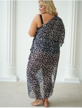 Пляжное парео Kris Line AMY PAREO black/white, Цвет: черный+белый, Размеры: UN, изображение 2