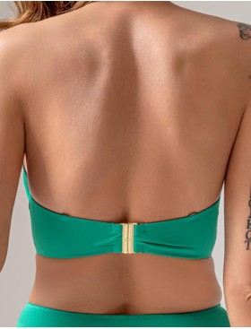 Зеленый купальный лиф Kris Line CALIFORNIA balkonette MHM, Цвет: зеленый, Размеры: 65B, изображение 2