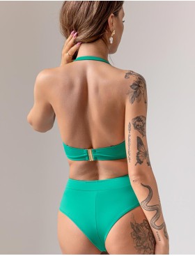 Зеленый купальный лиф Kris Line CALIFORNIA balkonette MHM, Цвет: зеленый, Размеры: 65B, изображение 6