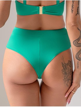 Плавки бразилиана Kris Line CALIFORNIA brasyliana high waist, Цвет: зеленый, Размеры: L, изображение 2