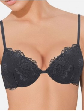 Бюстгальтер с гелевым пуш-ап Lormar MY CLASS nero, Цвет: nero (черный), Размеры: 80C