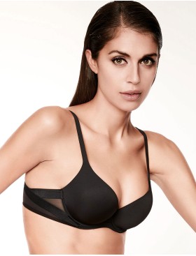 Бюстгальтер формованный Lormar Plunge EXTRA nero, Цвет: nero (черный), Размеры: 70B, изображение 6