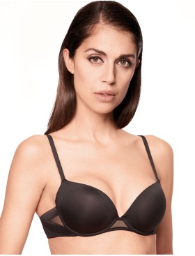 Сверхлегкий бюстгальтер пуш-ап Lormar Soft up EXTRA nero, Цвет: nero (черный), Размеры: 75B, изображение 6