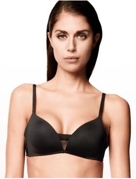 Бюстгальтер триангул планж без косточек Lormar TRIANGOLO EXTRA nero, Цвет: nero (черный), Размеры: 75B, изображение 3