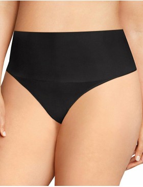 Корректирующие трусы стринги Maidenform DM0053 черный, Цвет: черный, Размеры: 4XL