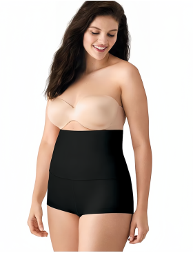 Высокие трусы с утяжкой Maidenform DM0701 черный, Цвет: черный, Размеры: L, изображение 2