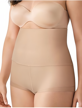 Высокие трусы с утяжкой Maidenform DM0701 телесный, Цвет: телесный, Размеры: L