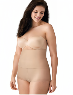 Высокие трусы с утяжкой Maidenform DM0701 телесный, Цвет: телесный, Размеры: L, изображение 2