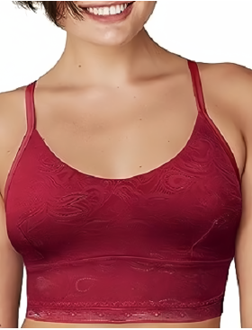 Удлиненный топ Maidenform DMSLLB красный, Цвет: красный, Размеры: S