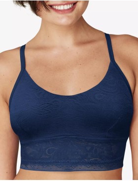 Удлиненный топ Maidenform DMSLLB синий, Цвет: синий, Размеры: S