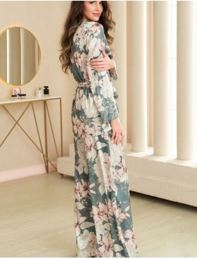 Шелковый комплект двойка Mia-Amore MARYROSE 4186, Цвет: тимьян, Размеры: M, изображение 3