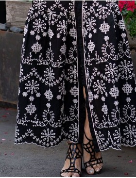 Длинный сарафан из хлопка Mia-Amore NOIR 1338, Цвет: черный, Размеры: S, изображение 5