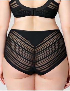 Трусы слипы Sermija 185-22-K чёрный, Цвет: чёрный, Размеры: 5XL, изображение 2