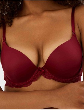 Бюстгальтер пуш-ап гель VOVA SNEJANNA V54037 байкинг красный, Цвет: байкинг красный, Размеры: 80C