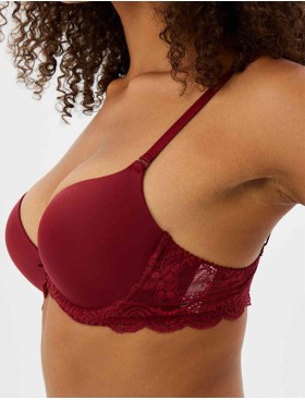 Бюстгальтер пуш-ап гель VOVA SNEJANNA V54037 байкинг красный, Цвет: байкинг красный, Размеры: 80C, изображение 3