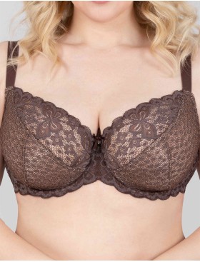 Бюстгальтер мягкий VOVA WISH V98411 коричневый, Цвет: коричневый, Размеры: 80C