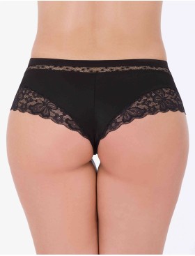 Трусы стринг-шорты VOVA WISH V98455 черный, Цвет: черный, Размеры: S, изображение 2