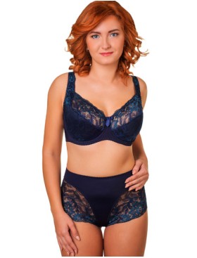 Бюстгальтер полумягкий кружевной Valmira 1109-1109/B черный кварц, Цвет: черный кварц, Размеры: 100H, изображение 2