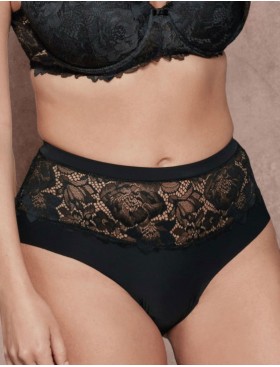Высокие трусы Lormar Curvy YOURBODY Culotte nero, Цвет: nero (черный), Размеры: S