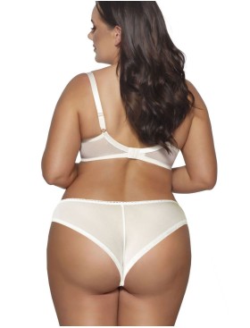 Трусы бразилиана Ava NOVATO 1030 brazilian Cream, Цвет: экрю, Размеры: S, изображение 4