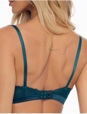 Бюстгальтер бралетт пуш-ап Esotiq NUGAT 41400 изумруд, Цвет: изумруд, Размеры: 75B, изображение 2