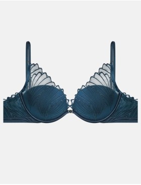 Бюстгальтер бралетт пуш-ап Esotiq NUGAT 41400 изумруд, Цвет: изумруд, Размеры: 75B, изображение 4