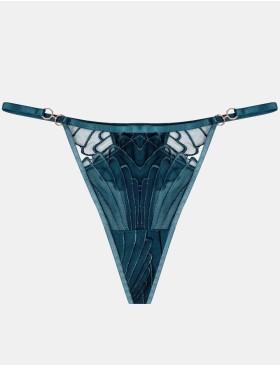 Трусы стринги Esotiq NUGAT 41402 изумруд, Цвет: изумруд, Размеры: S, изображение 4