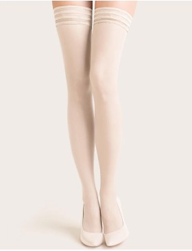 Чулки Gabriella 202 CALZE LUX EMOTION 20 den белый, Цвет: белый, Размеры: 1/2, изображение 2