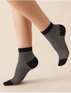 Хлопковые носочки Gabriella SD003 чёрный, Цвет: чёрный, Размеры: 35/38