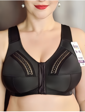 Мягкий бюстгальтер без косточек Honey H47-23-L черный, Цвет: черный, Размеры: 90D, изображение 3