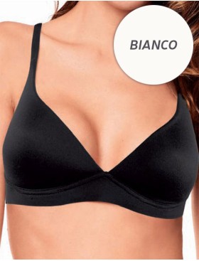 Мягкий бюстгальтер без косточек Lormar VELA SENZA FERRETTO bianco, Цвет: bianco (белый), Размеры: 90B