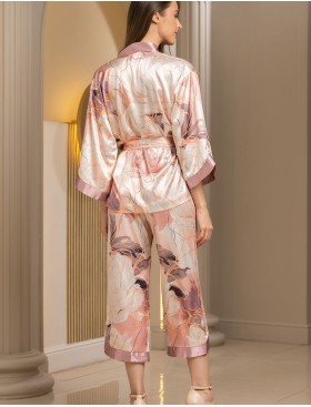 Шёлковая пижама Mia-Amore PEONY 4214, Цвет: мультицвет, Размеры: M, изображение 3