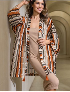 Ажурная накидка Mia-Amore SAHARA 7464, Цвет: сахара, Размеры: 2XL/3XL