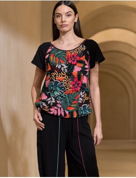 Комплект из тканой вискозы Mia-Amore DAIQUIRI 5245, Цвет: мультиколор, Размеры: M, изображение 3