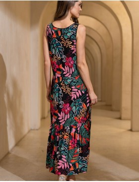 Длинный сарафан Mia-Amore DAIQUIRI 5248, Цвет: мультиколор, Размеры: M, изображение 2