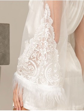 Комплект-тройка из шелка Mia-Amore MARJORY 3967 белый, Цвет: белый, Размеры: L, изображение 5