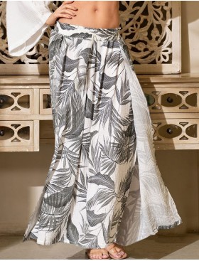 Комплект из хлопка топ+юбка Mia-Amore TENERIFE 5224 белый, Цвет: белый, Размеры: 2XL, изображение 4