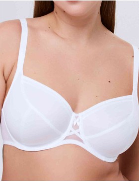 Бюстгальтер мягкая чашка Misstyle 2511 белый, Цвет: белый, Размеры: 75E