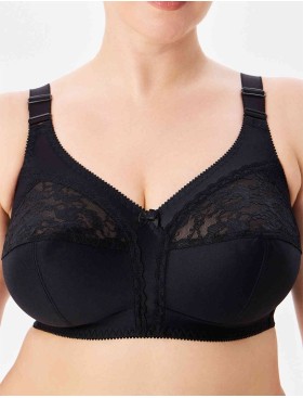 Бюстгальтер мягкий без каркасов Misstyle 4120 / 4121 черный, Цвет: черный, Размеры: 115D