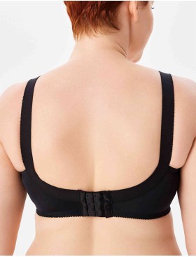 Бюстгальтер мягкий без каркасов Misstyle 4120 / 4121 черный, Цвет: черный, Размеры: 115D, изображение 2