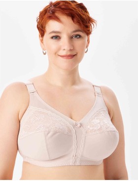 Бюстгальтер мягкий без каркасов Misstyle 4120 / 4121 серебристый пион, Цвет: серебристый пион, Размеры: 100H, изображение 5