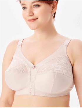 Бюстгальтер мягкий без каркасов Misstyle 4120 / 4121 серебристый пион, Цвет: серебристый пион, Размеры: 100H, изображение 4