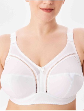 Бюстгальтер мягкий без косточек Misstyle 4122 / 122 белый, Цвет: белый, Размеры: 115D